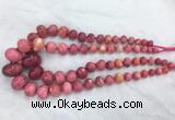RBBS55 15 inches 8*12mm - 20*30mm rondelle agate beads wholesale