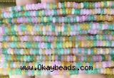 RBBS64 15 inches 2*4mm rondelle candy jade gemstone beads wholesale
