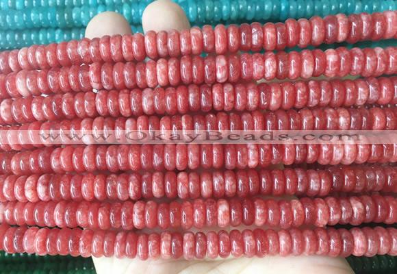 RBBS74 15 inches 3*8mm rondelle candy jade gemstone beads wholesale