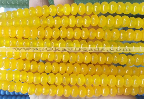 RBBS79 15 inches 5*8mm rondelle candy jade gemstone beads wholesale