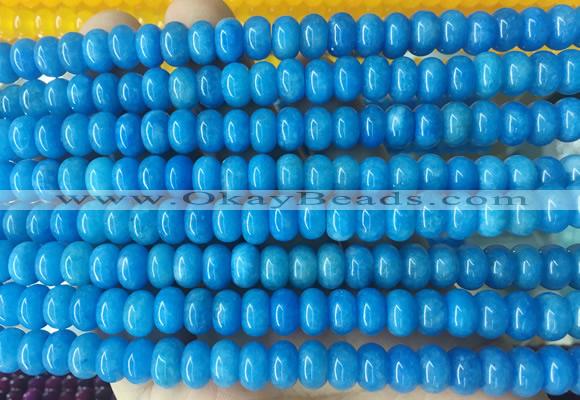 RBBS80 15 inches 5*8mm rondelle candy jade gemstone beads wholesale