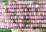RBBS84 15 inches 5*8mm rondelle candy jade gemstone beads wholesale