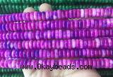 RBBS90 15 inches 4*10mm rondelle candy jade gemstone beads wholesale