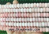 RBBS93 15 inches 6*10mm rondelle candy jade gemstone beads wholesale