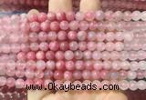 RDBS01 15 inches 6mm round pink rhodonite gemstone beads wholesale RDBS01 15 inches 6mm round pink rhodonite gemstone beads wholesale