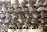 RGBS59 15 inches 14mm faceted star jasper gemstone beads wholesale