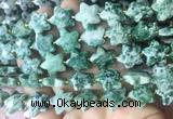 RGBS65 15 inches 14mm faceted star Qinghai jade beads wholesale