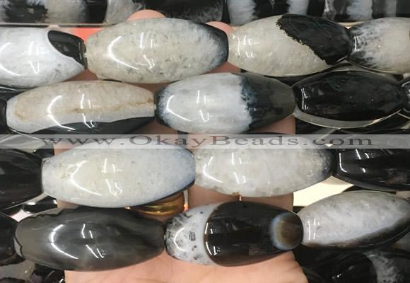 RIBS109 15 inches 18*40mm rice agate gemstone beads wholesale