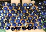 RIBS49 15 inches 6*8mm faceted rice sodalite gemstone beads wholesale