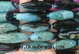 RIBS88 15 inches 13*40mm rice agate gemstone beads wholesale RIBS88 15 inches 13*40mm rice agate gemstone beads wholesale