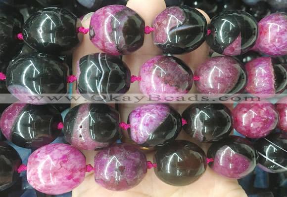 RIBS93 15 inches 17*19mm rice Agate gemstone beads wholesale