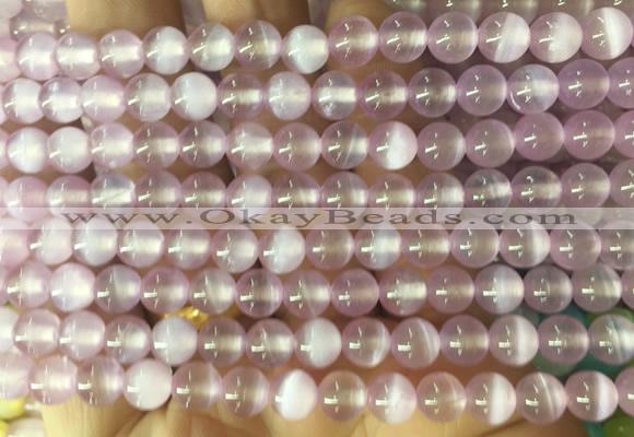 SEBS128 15 inches 6mm round selenite gemstone beads wholesale