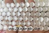 SEBS136 15 inches 8mm round selenite gemstone beads wholesale