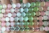 SEBS148 15 inches 8mm round colorful selenite gemstone beads wholesale