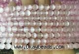 SEBS60 15 inches 6mm round selenite gemstone beads wholesale