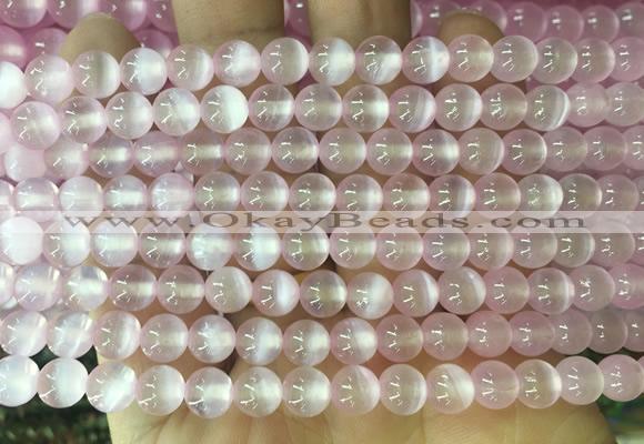 SEBS60 15 inches 6mm round selenite gemstone beads wholesale