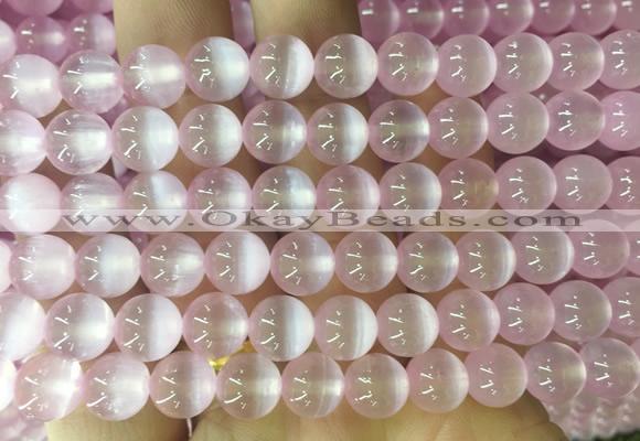 SEBS61 15 inches 8mm round selenite gemstone beads wholesale