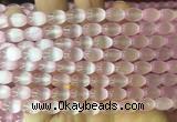 SEBS63 15 inches 6*9mm rice selenite gemstone beads wholesale SEBS63 15 inches 6*9mm rice selenite gemstone beads wholesale