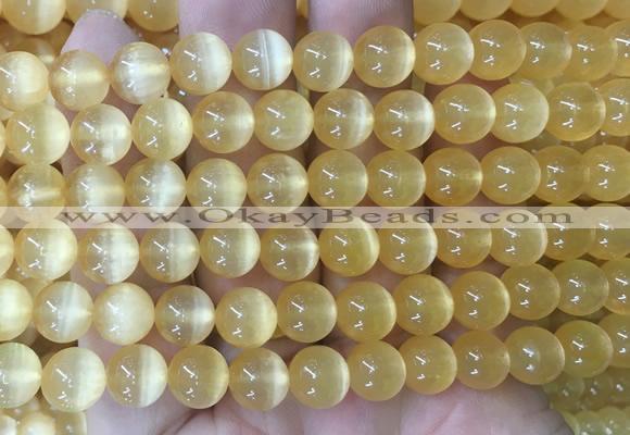 SEBS76 15 inches 8mm round selenite gemstone beads wholesale