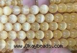 SEBS77 15 inches 10mm round selenite gemstone beads wholesale