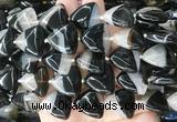 TABS01 15 inches 20*20mm triangle Agate gemstone beads wholesale TABS01 15 inches 20*20mm triangle Agate gemstone beads wholesale