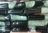 TBBS121 15 inches 13*40mm tube agate gemstone beads wholesale TBBS121 15 inches 13*40mm tube agate gemstone beads wholesale