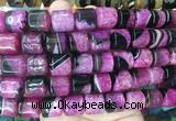 TBBS138 15 inches 13*14mm tube agate gemstone beads wholesale
