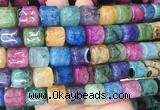 TBBS145 15 inches 13*14mm tube agate gemstone beads wholesale TBBS145 15 inches 13*14mm tube agate gemstone beads wholesale