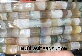 TBBS147 15 inches 10*14mm faceted tube agate gemstone beads wholesale TBBS147 15 inches 10*14mm faceted tube agate gemstone beads wholesale