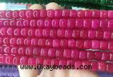 TBBS153 15 inches 7*9mm tube candy jade gemstone beads wholesale