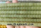 TBBS154 15 inches 7*9mm tube candy jade gemstone beads wholesale