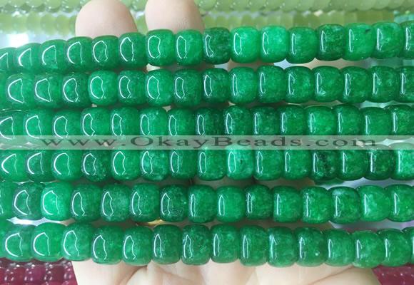 TBBS155 15 inches 7*9mm tube candy jade gemstone beads wholesale