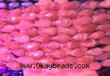 TRBS12 15 inches 8*16mm faceted teardrop moonstone gemstone beads