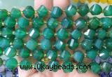 TWBS104 15 inches 10mm faceted twist agate beads wholesale TWBS104 15 inches 10mm faceted twist agate beads wholesale