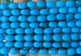 WBBS08 15 inches 8*12mm rice howlite turquoise gemstone beads wholesale WBBS08 15 inches 8*12mm rice howlite turquoise gemstone beads wholesale