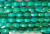 WBBS12 15 inches 12*16mm rice howlite turquoise gemstone beads wholesale WBBS12 15 inches 12*16mm rice howlite turquoise gemstone beads wholesale