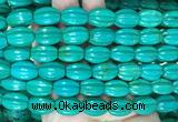 WBBS14 15 inches 12*16mm pumpkin howlite turquoise gemstone beads wholesale WBBS14 15 inches 12*16mm pumpkin howlite turquoise gemstone beads wholesale