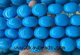 WBBS21 15 inches 23*27mm oval howlite turquoise gemstone beads wholesale WBBS21 15 inches 23*27mm oval howlite turquoise gemstone beads wholesale