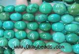 WBBS33 15 inches 16*18mm oval howlite turquoise gemstone beads wholesale WBBS33 15 inches 16*18mm oval howlite turquoise gemstone beads wholesale