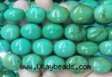 WBBS35 15 inches 20*24mm oval howlite turquoise gemstone beads wholesale WBBS35 15 inches 20*24mm oval howlite turquoise gemstone beads wholesale