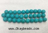 WBBS52 18mm carved round loose howlite turquoise gemstone beads wholesale WBBS52 18mm carved round loose howlite turquoise gemstone beads wholesale