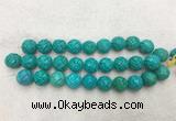 WBBS54 18mm carved round loose howlite turquoise gemstone beads wholesale WBBS54 18mm carved round loose howlite turquoise gemstone beads wholesale