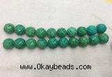 WBBS60 20mm carved round loose howlite turquoise gemstone beads wholesale
