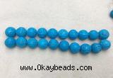 WBBS61 20mm carved round loose howlite turquoise gemstone beads wholesale WBBS61 20mm carved round loose howlite turquoise gemstone beads wholesale